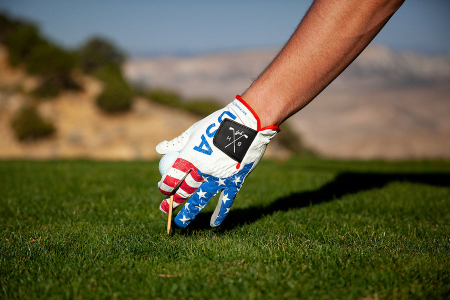 American Flag Golf Glove